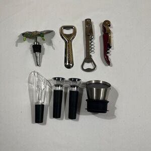 Mixed Barware Set Silver Heineken Opener Butterfly Stopper Wine Tools